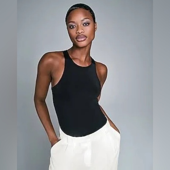 Express Tops - NWT BODY CONTOUR BLACK BODYSUIT